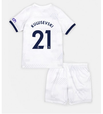 Tottenham Hotspur Dejan Kulusevski #21 Hemmakläder Barn 2023-24 Kortärmad (+ Korta byxor)